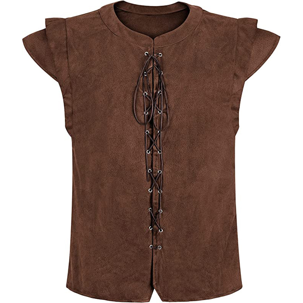 Ethnic Clothing & Online Fashion Store Khaadi Us - Renaissance Viking Pirate Play Suede T-Shirt