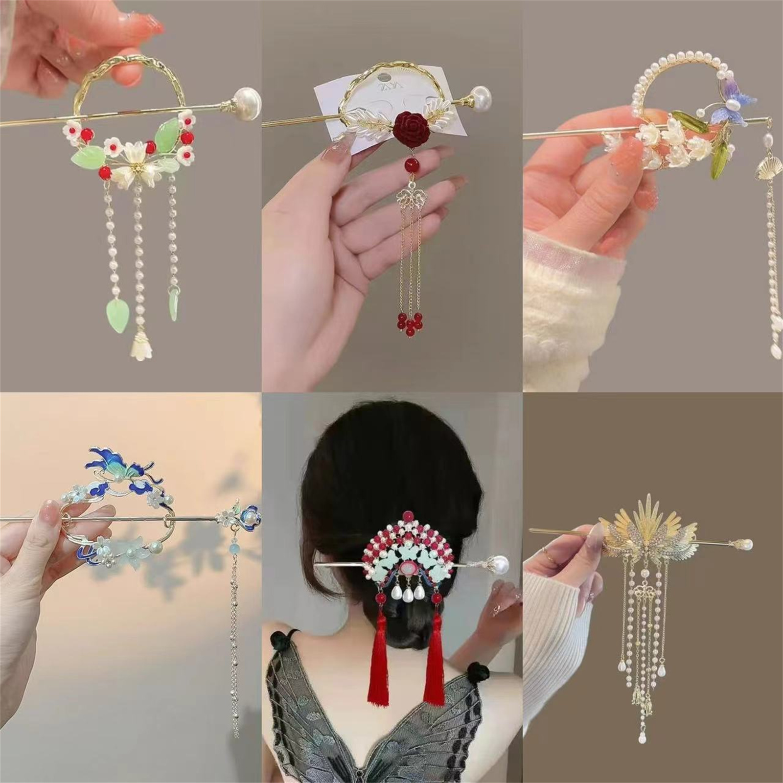 Ethnic Style Hairpin For Women - Ethnic Fashion Girls review and price