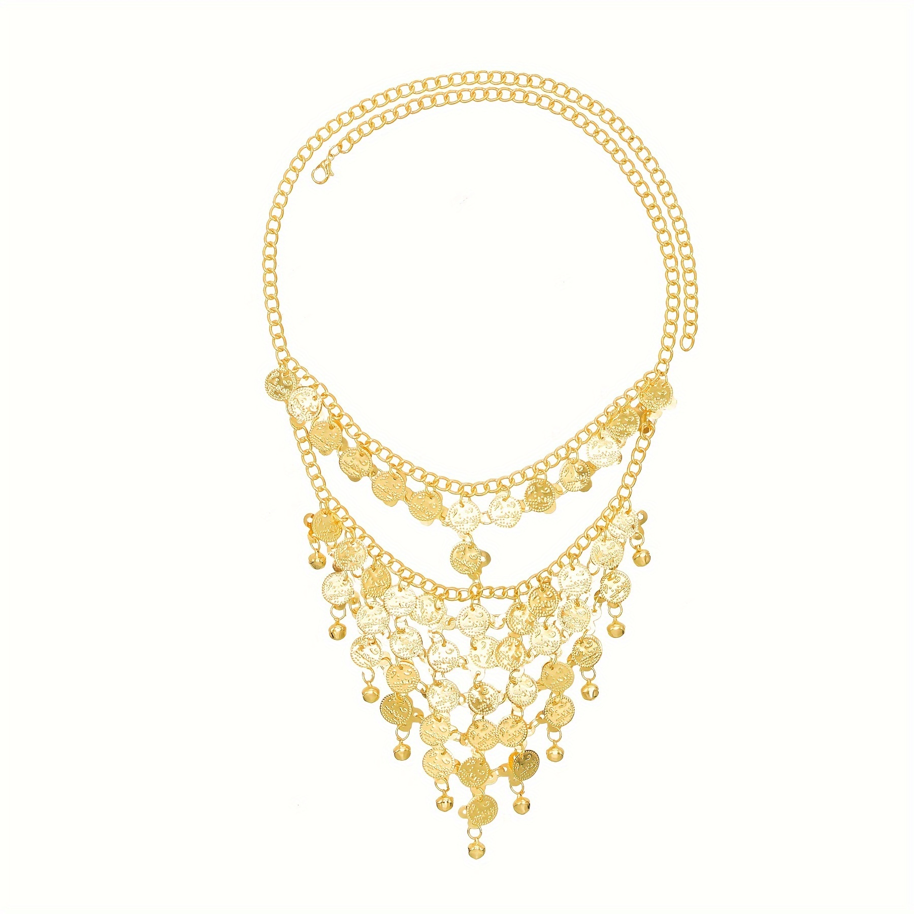 Gold Color Coins Long Chains T - Ethnic Fashion Co In review and price