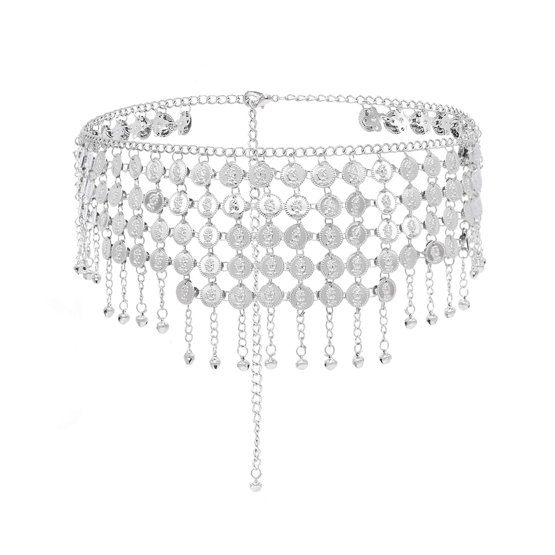 Fashion Alloy Coins Tassel Wai - Ethnic Fashion Co In review and price