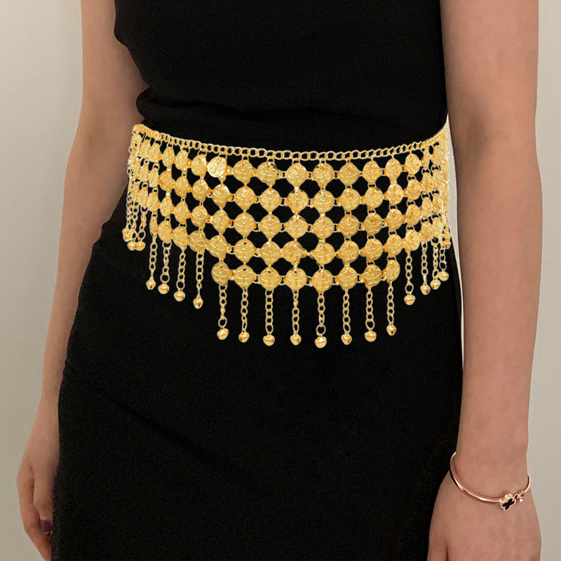 Fashion Alloy Coins Tassel Wai - Ethnic Fashion Co In review and price