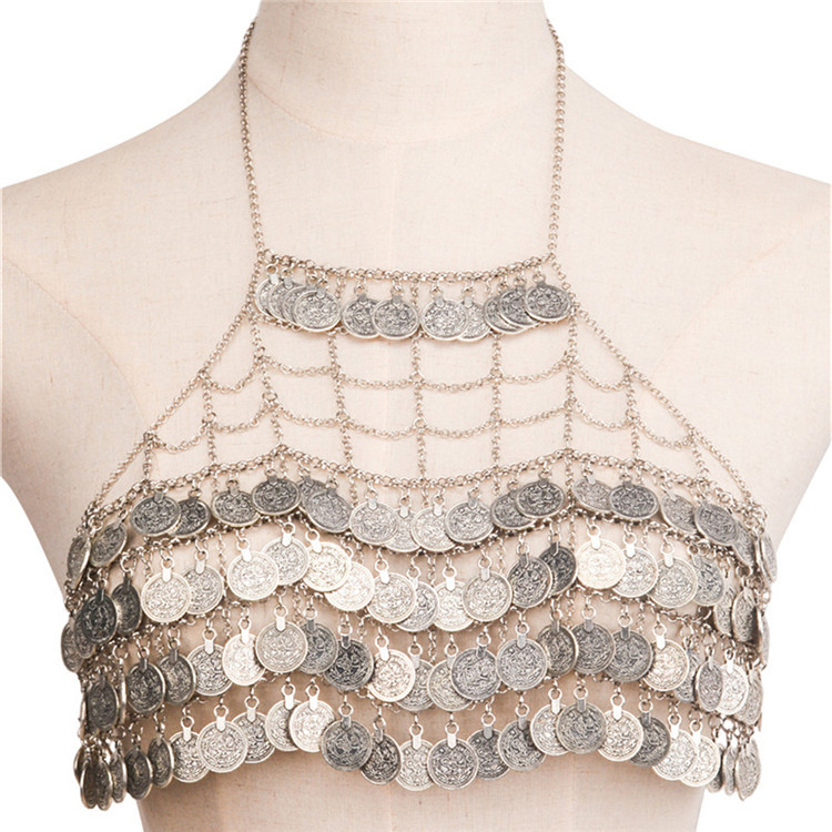 Beach Gypsy Coin Tassel Sexy B - Ethnic Fashion Co In review and price