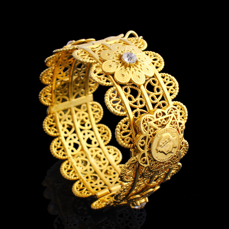 Luxury Women Big Bangle 68mm G - Ethnic Fashion Dubai review and price