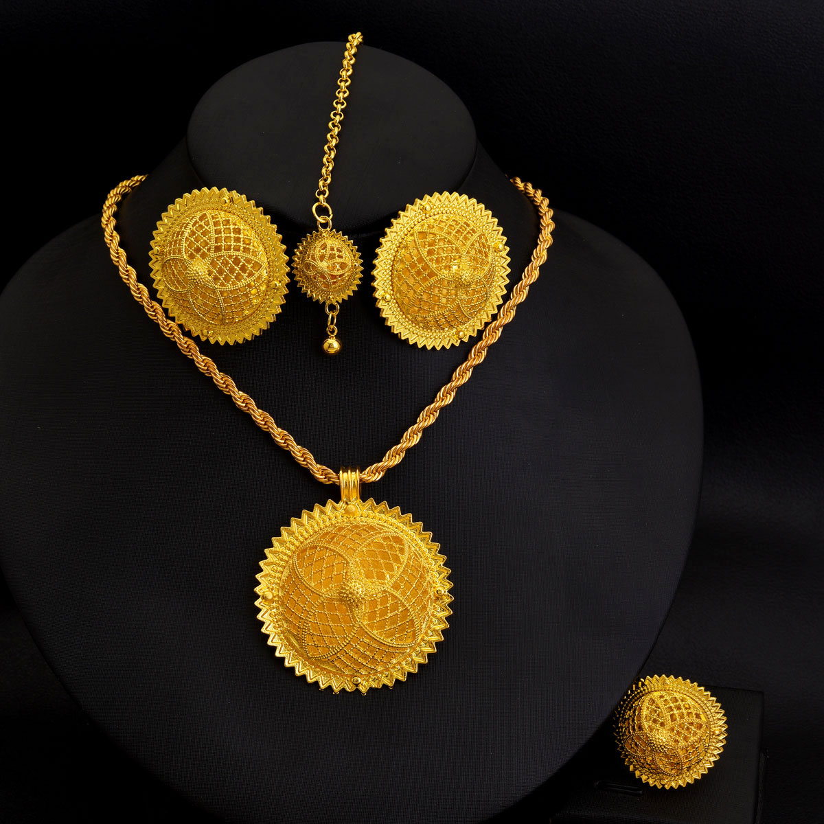Africa Dubai Golden Color Jewe - Ethnic Fashion Dubai review and price