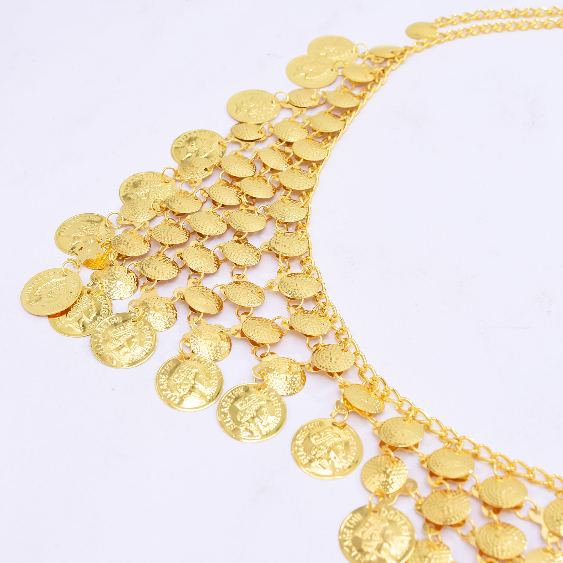 Trendy Luxury Gold Coin Pendan - Ethnic Fashion Co In review and price