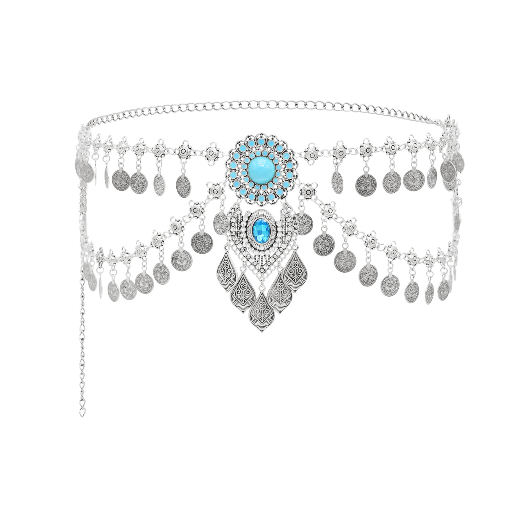 New Bohemian Coin Tassels Faux - Ethnic Fashion Co In review and price