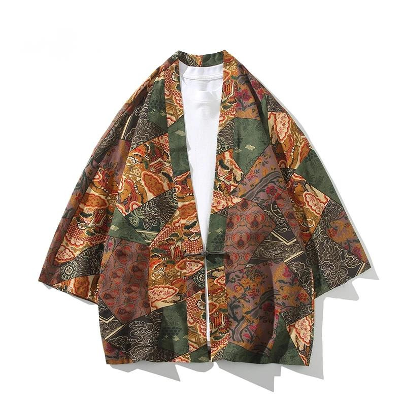 Ethnic Style Print Yukata Men  - Ethnic Fashion Men review and price